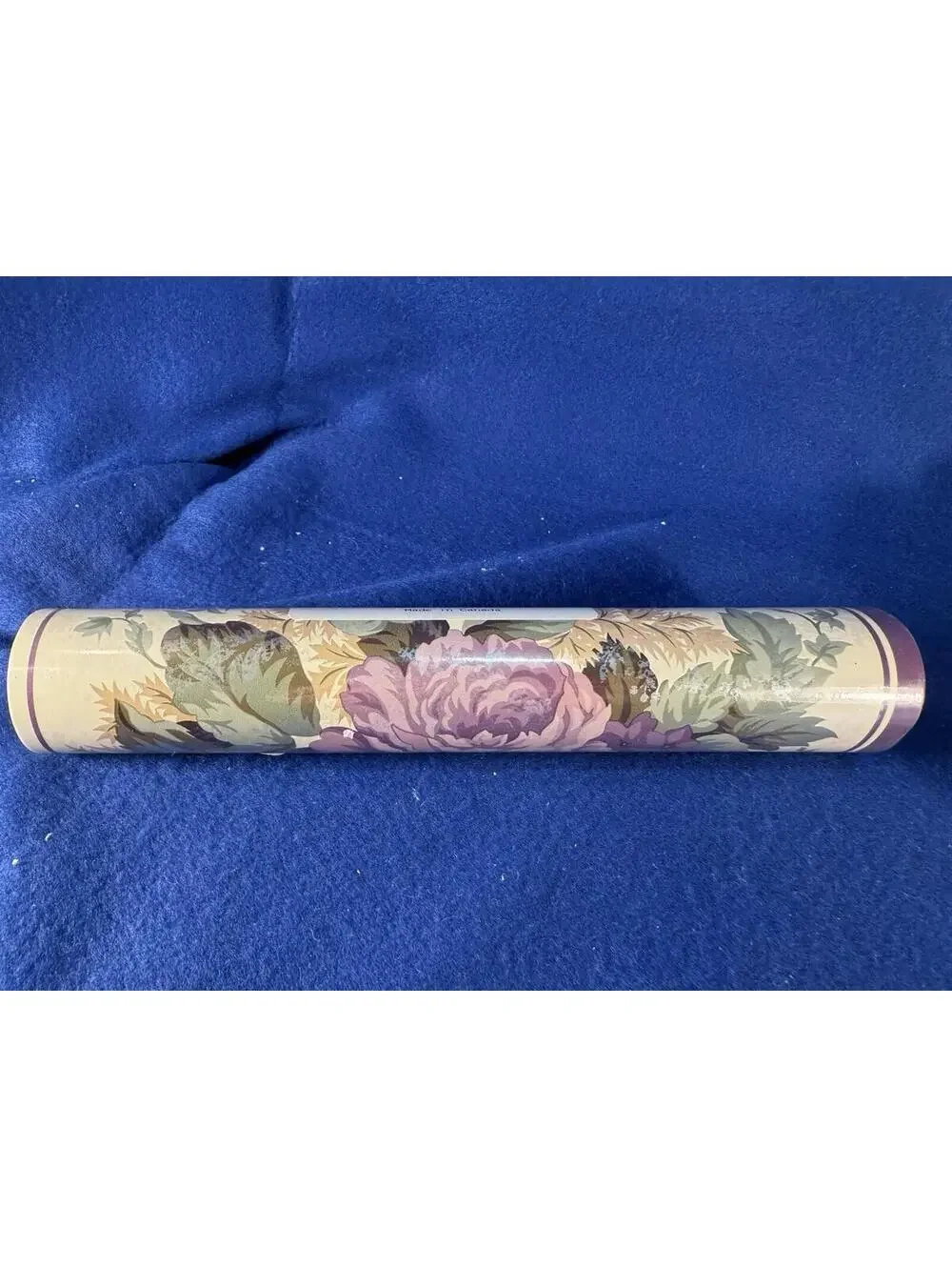 5 Rolls JCPenney ENGLISH ROSE- Purple Wallpaper Border 5 Yards Ea Vintage Floral